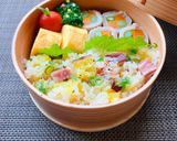 バターとコンソメで❁ピラフ風さつま芋ご飯作り方16写真