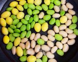 炒り豆と銀杏の混ぜごはん作り方1写真