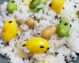炒り豆と銀杏の混ぜごはん作り方6写真