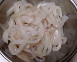ゆでイカの コチュ酢みそ和え 作り方1写真