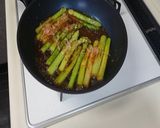 アスパラのおかか和え作り方4写真