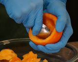 まるごと柿のバヴァロワ作り方1写真