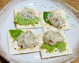 濃厚！金山寺味噌タルタルのクラッカー作り方2写真