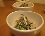 ひじきと水菜のサラダ作り方4写真