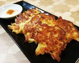 卵は万能　さきいかピカタ作り方4写真