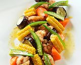 鶏のから揚げと温野菜のパワーサラダ♪作り方6写真