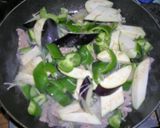 茄子・ピーマン・白菜キムチの肉味噌炒め作り方2写真