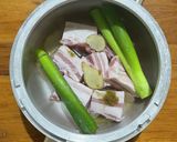 スープも美味!柚子こしょう風味の塩豚角煮作り方3写真