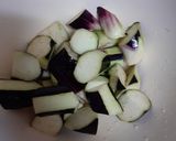 鶏むね肉と茄子のハニーケチャップ炒め作り方2写真
