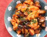 鶏むね肉と茄子のハニーケチャップ炒め作り方7写真