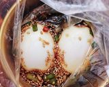 ご飯のお供★ポリ袋で簡単！麻薬玉子作り方3写真