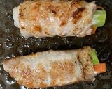 アスパラとにんじんの肉巻き甘辛醤油味作り方4写真