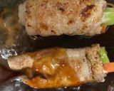 アスパラとにんじんの肉巻き甘辛醤油味作り方5写真