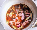 砂肝とごぼうの味噌煮込み作り方5写真