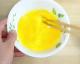 豚バラ肉のすき焼き風オープンオムレツ作り方3写真