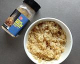 プリンクルパウダーで焼きおにぎり。作り方1写真