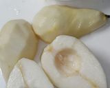 簡単で保存も効く洋梨のコンポートワイン入作り方2写真
