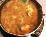豆乳カレーかしわうどん作り方3写真