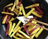 プリンクルパウダーで薩摩芋スティック。作り方4写真