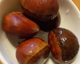 秋の味覚、昆布水で栗ご飯作り方3写真