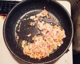 簡単☆大葉バターカルボナーラ作り方2写真
