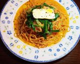 簡単☆大葉バターカルボナーラ作り方5写真