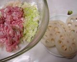 レンコンバーグ　和風照り焼き作り方1写真