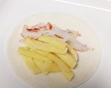 カニカマチーズ揚餃子作り方1写真