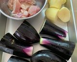 丸ごとなすと鶏肉の煮物（パナ電圧・炊飯器作り方2写真