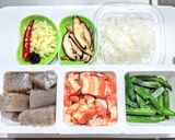豚バラ肉とコンニャクのピリ辛みそ炒め作り方1写真