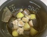 丸ごとなすと鶏肉の煮物（パナ電圧・炊飯器作り方5写真
