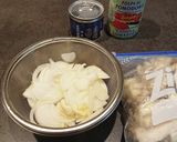 トリコロールパスタ 鯖と茸のトマトソース作り方1写真