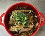 お惣菜焼き秋刀魚のアレンジ丼弁当作り方4写真