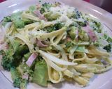 ブロッコリーとハムのクリームチーズパスタ作り方6写真