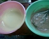 ホットケーキＭＩＸのケーキ（マーブル）作り方4写真