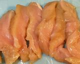 鶏胸肉　練りゴマと炒りゴマ味噌胡椒焼き　作り方3写真