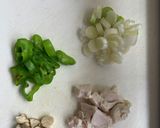 万願寺唐辛子チャーハン作り方1写真