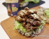 焼肉ライスバーガー★プリンクルテイスト♬作り方4写真