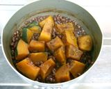 小豆とかぼちゃの煮物作り方5写真
