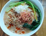 ピーナッツバター&芝麻醬(ごま)で坦々麺作り方14写真