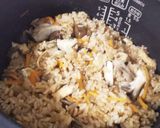 甘栗と舞茸の炊き込みご飯作り方5写真