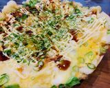 サクサク油揚げと卵のお好み焼き作り方5写真