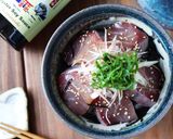 薬味たっぷりはまちの漬け丼作り方8写真