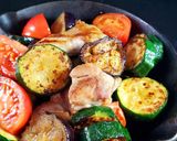 3種の夏野菜とチキングリルの和風マリネ作り方8写真