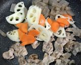 れんこんと冷蔵庫にあるものできんぴら作り方4写真