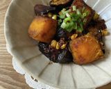 かぼちゃ入り麻婆茄子（辛さなし）作り方4写真