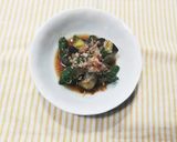 ゴマ油香る素揚げシシトウとナスのお浸し作り方5写真