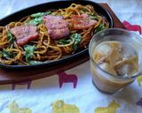 ベーコンレタス焼きそば♪作り方3写真