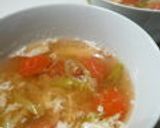 ✿トマトと玉子のすっぱいスープ✿作り方5写真