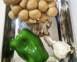 しめじのナポリタン作り方1写真